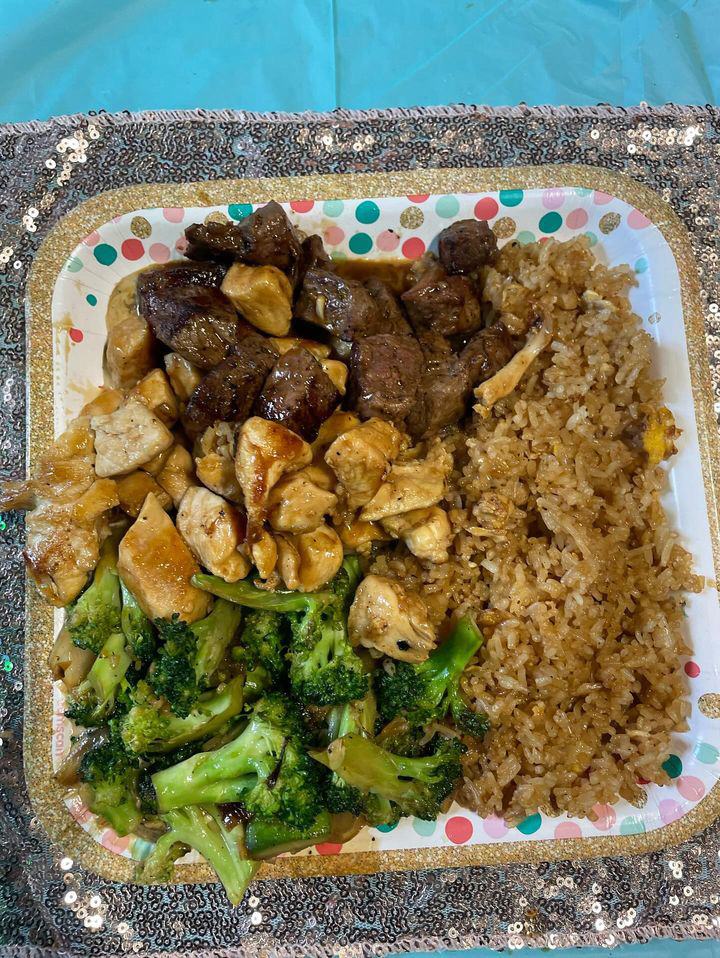 private hibachi chef in Mesa event setup